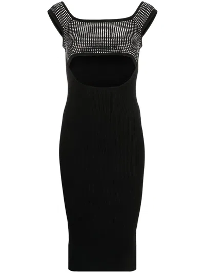 Giuseppe Di Morabito Refined Minimalist Dress With Elegant Silhouette In Black