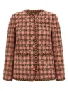 Giuseppe Di Morabito Rhinestone Blazer Jacket Blazers Pink In Pink