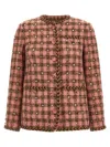 Giuseppe Di Morabito Rhinestone Blazer Jacket In Pink