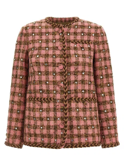 GIUSEPPE DI MORABITO GIUSEPPE DI MORABITO RHINESTONE BLAZER JACKET