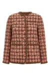 Giuseppe Di Morabito Rhinestone Blazer Jacket In Pink