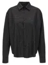 Giuseppe Di Morabito Crystal Studded Spread Collar Blouse In Black