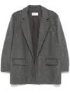 Giuseppe Di Morabito Rhinestone Blazer Jacket In Grey