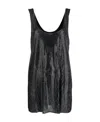 Giuseppe Di Morabito Rhinestone-embellished Scoop-neck Minidress In Black