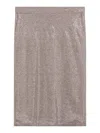 Giuseppe Di Morabito Midi Skirt With Silver Rhinestones In Silver