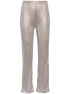 Giuseppe Di Morabito Rhinestone-embellished High-waist Leggings In Metallic
