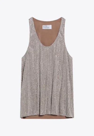 Giuseppe Di Morabito Rhinestone Embellished Tank Top