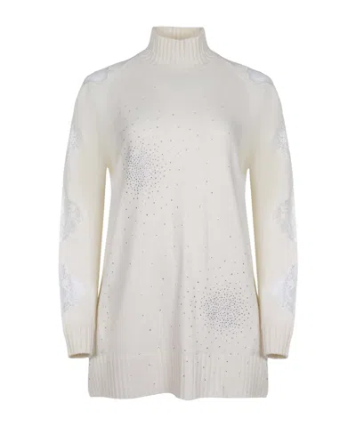 GIUSEPPE DI MORABITO GIUSEPPE DI MORABITO RHINESTONE LACE DRESS