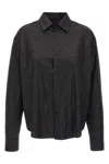 Giuseppe Di Morabito Crystal Studded Spread Collar Blouse