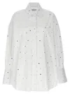 GIUSEPPE DI MORABITO RHINESTONE SHIRT SHIRT, BLOUSE WHITE