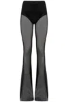 Giuseppe Di Morabito Mesh Flare Pants In Black