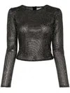 Giuseppe Di Morabito Rhinestone T-shirt In Black