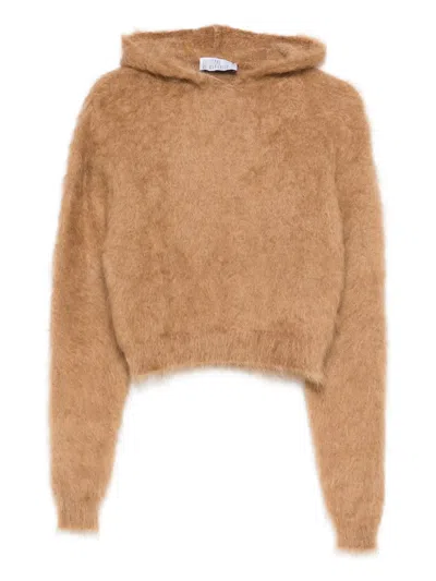 Giuseppe Di Morabito Ribbed-hem Sweater In Brown