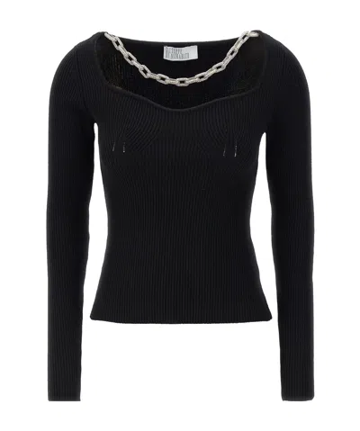 GIUSEPPE DI MORABITO GIUSEPPE DI MORABITO CHAIN DETAIL SWEATER