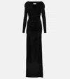 Giuseppe Di Morabito Ruched Gown In Black