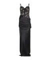 Giuseppe Di Morabito Ruffle Detail Gown In Black