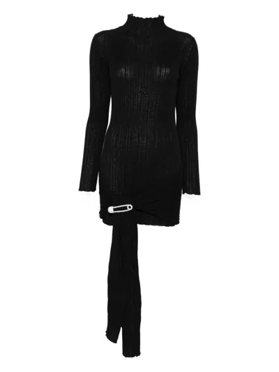 Giuseppe Di Morabito Safety-pin Dress In Black
