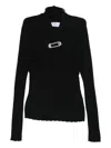 Giuseppe Di Morabito Safety-pin Sweater In Black