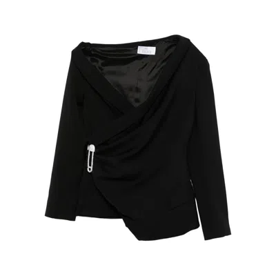 Giuseppe Di Morabito Safety-pin Blazer In Black