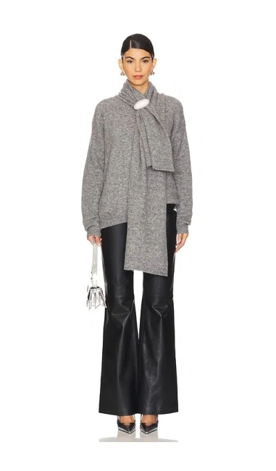 GIUSEPPE DI MORABITO SCARF SWEATER