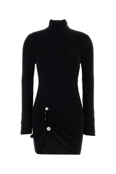 Giuseppe Di Morabito Sculpted Gown With Statement Piercing Detail In Black