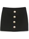 Giuseppe Di Morabito Sea Shell-detail Mini Skirt In Black