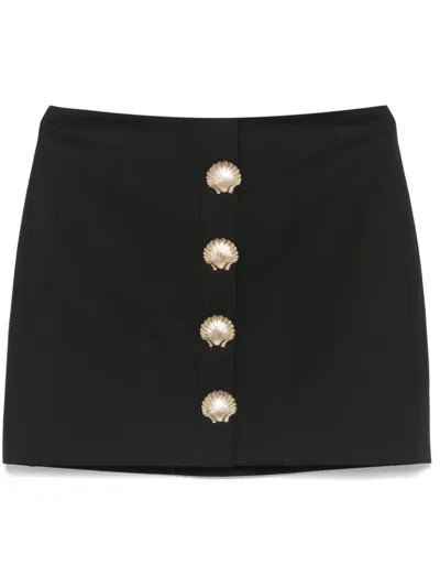 Giuseppe Di Morabito Sea Shell-detail Mini Skirt In Black