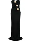 Giuseppe Di Morabito Strapless Gown In Black