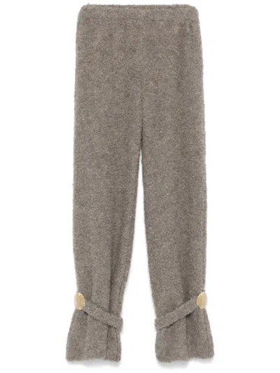 Giuseppe Di Morabito Seashell-detail Trousers In Grey