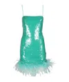 Giuseppe Di Morabito Sequin Dress In Green