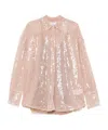 Giuseppe Di Morabito Sequin-embellished Shirt In Nude