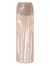 Giuseppe Di Morabito Sheer Overlay Sequin Embellishment Skirt In Beige