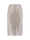 Giuseppe Di Morabito Midi Skirt  In Beige