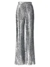 Giuseppe Di Morabito Sequin Embellished Wide Leg Trousers In Silver