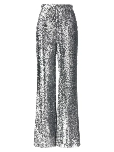 GIUSEPPE DI MORABITO SEQUIN PANTS SILVER