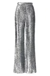 Giuseppe Di Morabito Sequin Embellished Wide Leg Trousers In Silver