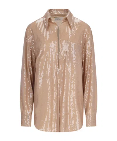 GIUSEPPE DI MORABITO GIUSEPPE DI MORABITO SEQUIN LONG SLEEVE SHIRT