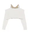 Giuseppe Di Morabito Off-shoulder Button-up Cardigan In White