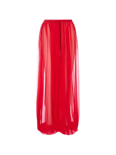 Giuseppe Di Morabito Sheer-finish Palazzo Pants In Multi