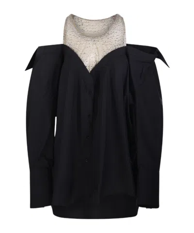 Giuseppe Di Morabito Shirt Dress In Black