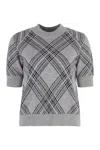 Giuseppe Di Morabito Argyle Intarsia-knit Merino Wool Jumper In Grey