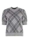 Giuseppe Di Morabito Argyle Intarsia-knit Merino Wool Jumper In Grey