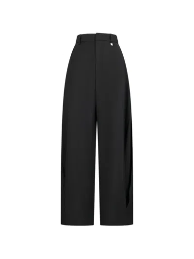 Giuseppe Di Morabito Side-slit Tailored Trousers In Black