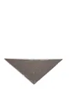 Giuseppe Di Morabito Crystal-embellished Triangular Hair Accessory In Brown