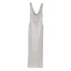 Giuseppe Di Morabito Micro Rhinestone Dress In Silver