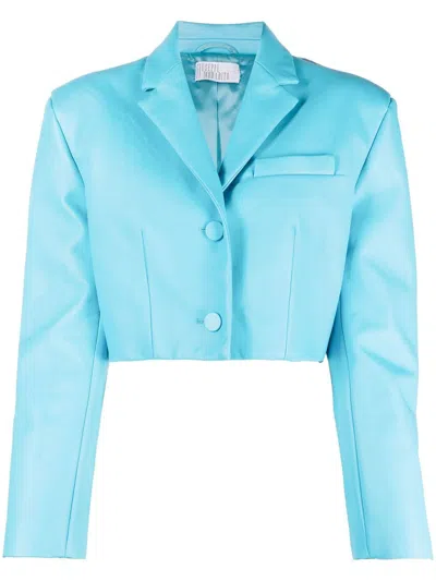 Giuseppe Di Morabito Single-breasted Cropped Blazer In Blau