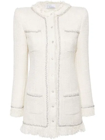 Giuseppe Di Morabito Single-breasted Tweed Jacket In White