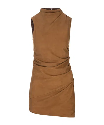 Giuseppe Di Morabito Sleeveless Dress In Brown
