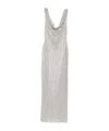 Giuseppe Di Morabito Cowl-neck Sequin Dress In Gray