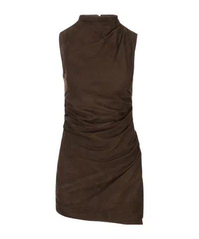 Giuseppe Di Morabito Sleeveless Dress In Brown